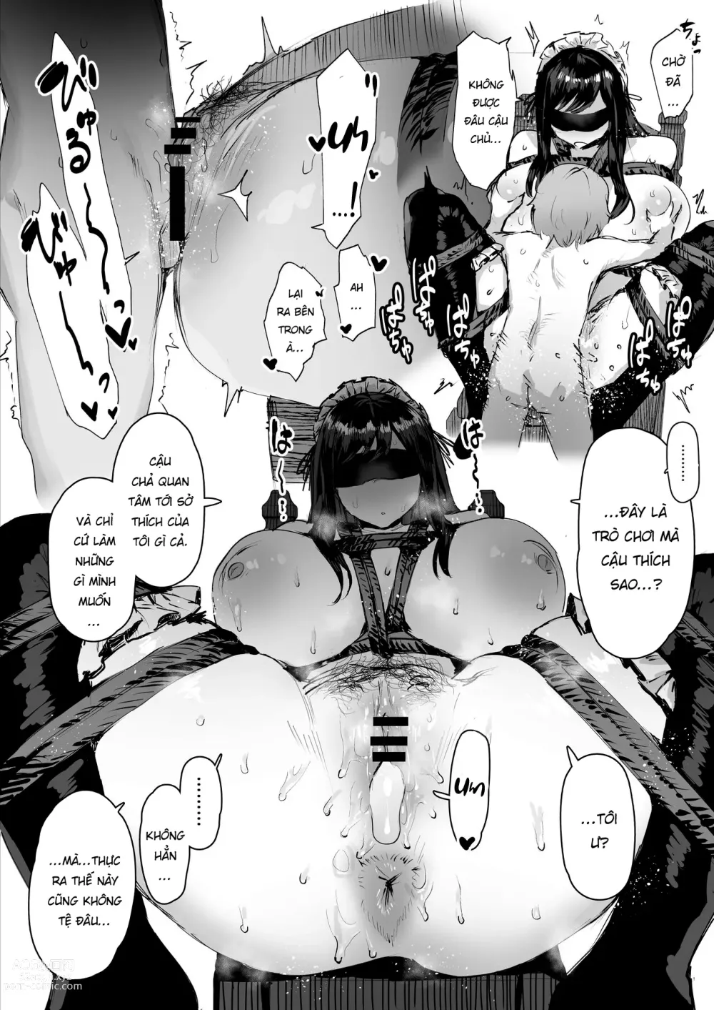 Page 20 of doujinshi Cô hầu gái hờ hững của tôi