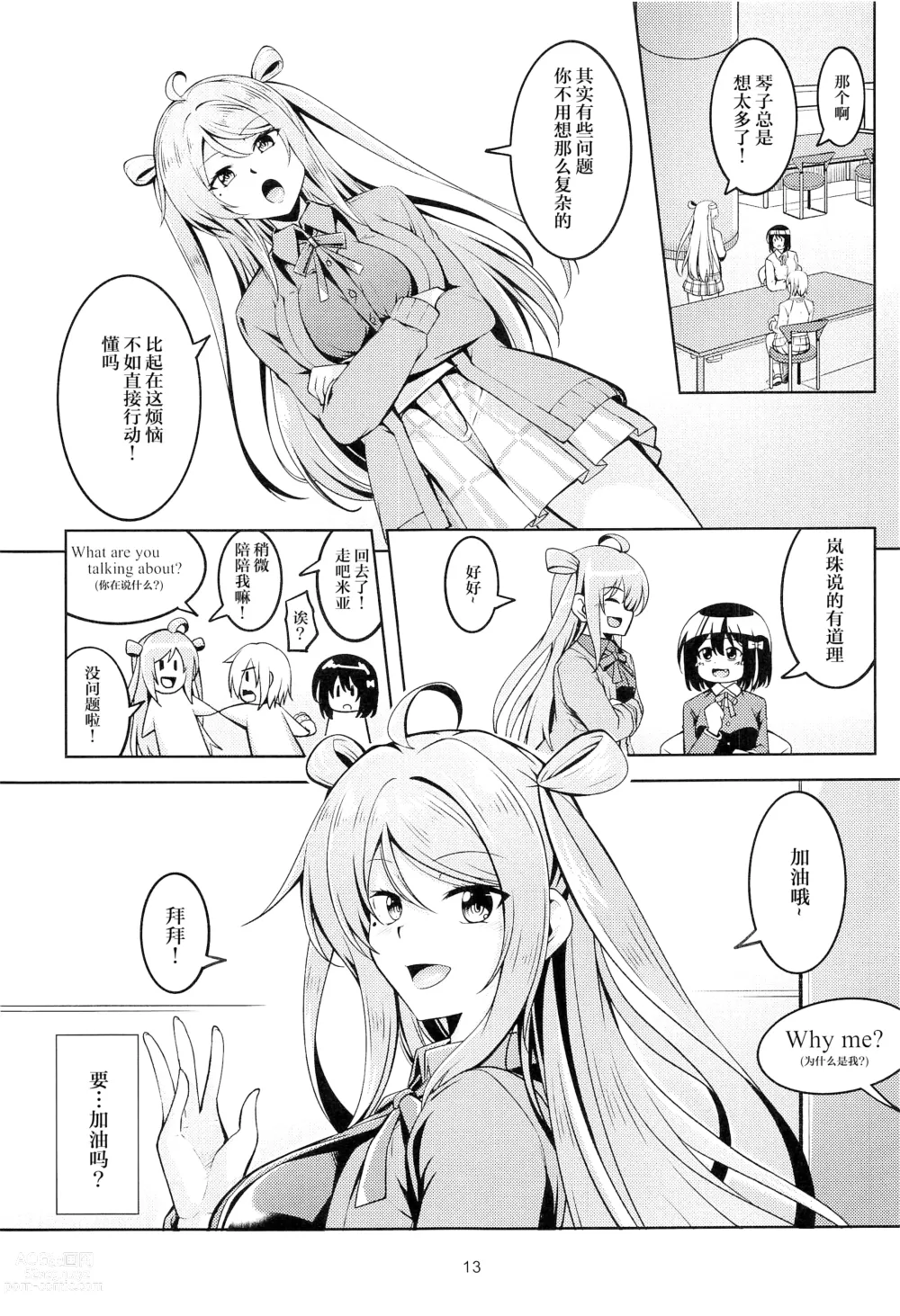 Page 14 of doujinshi Shioriko -Seikoui no Tekisei-