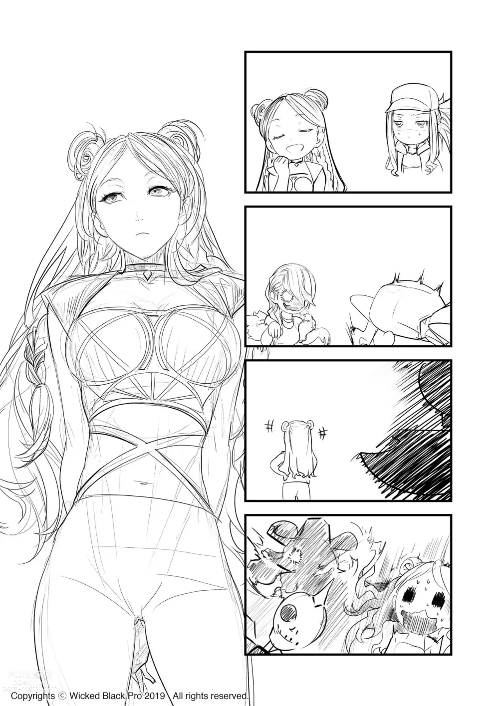 Page 1 of manga K/DA KaiSa