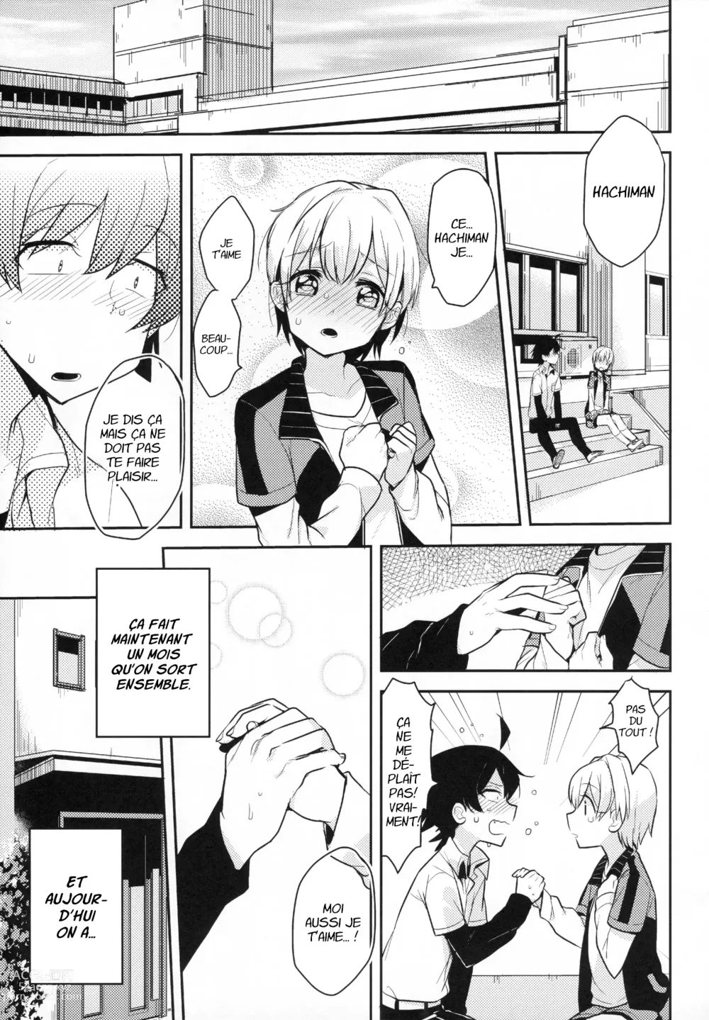 Page 3 of doujinshi Tenshi Kawaii Totsuka no Dekamara de Mesu ni Sareru Hachiman no Hon.