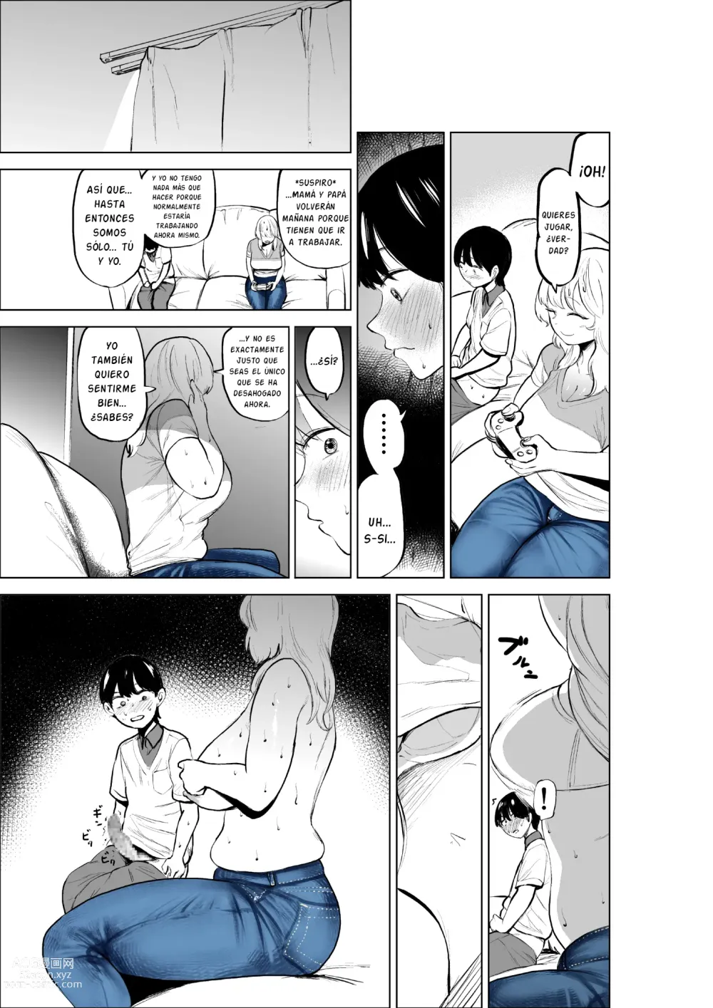 Page 19 of doujinshi Onee-chan to Kyori o Chijimeru Hanashi