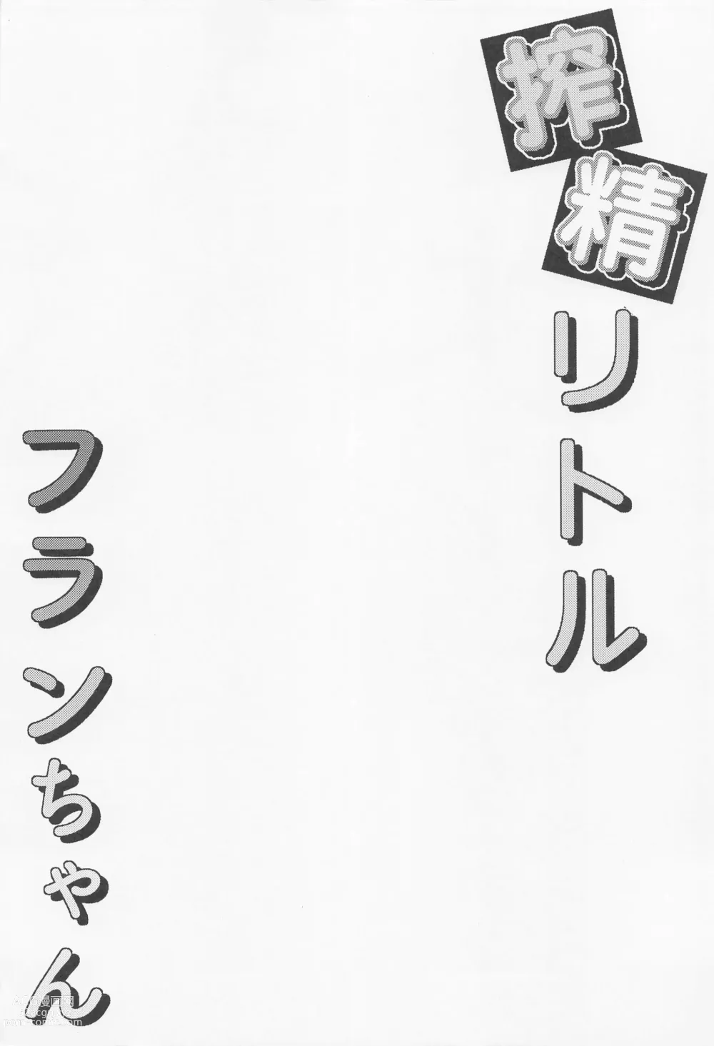 Page 3 of doujinshi Sakusei Little Flan-chan