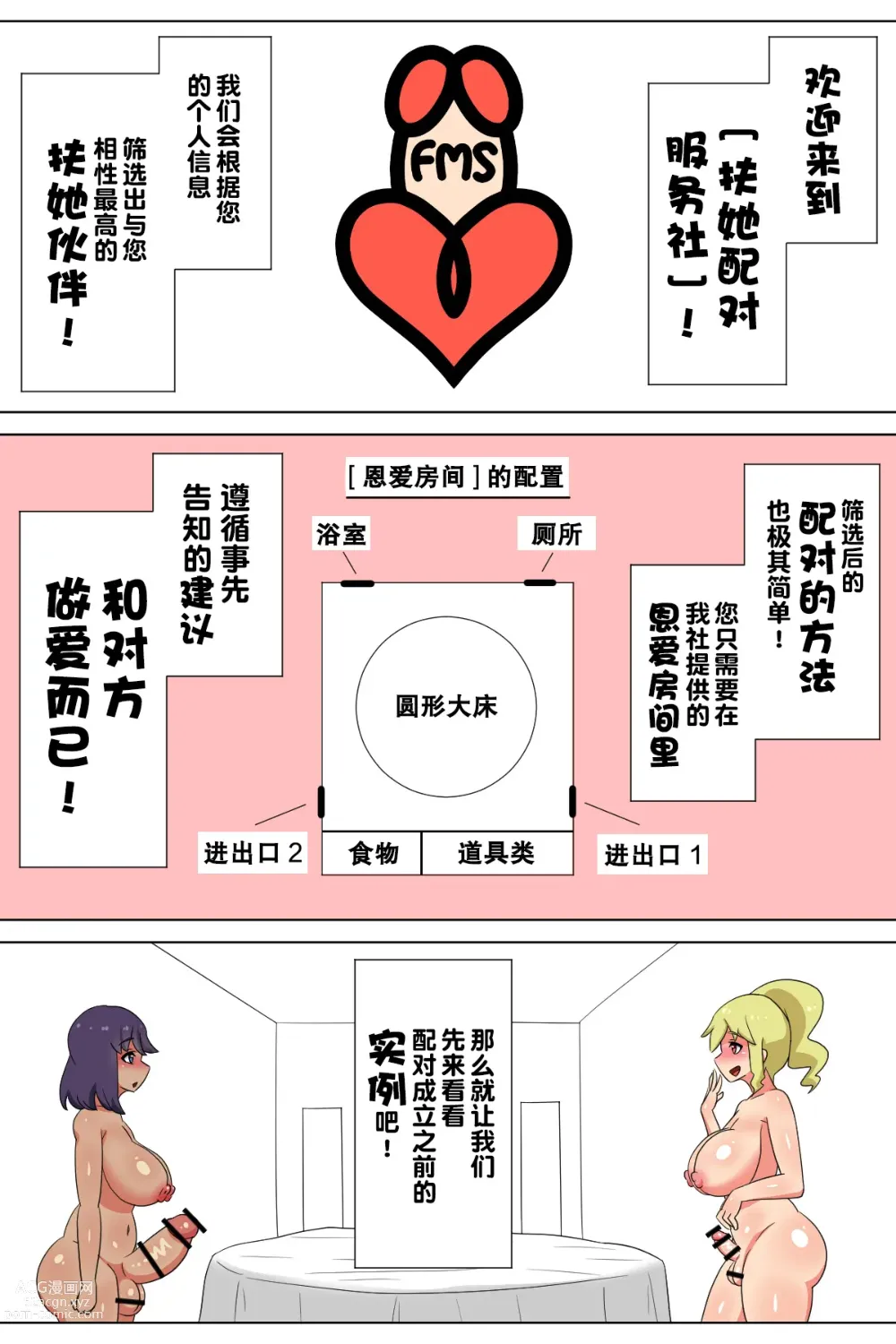 Page 2 of doujinshi Futanari Matching Service 2