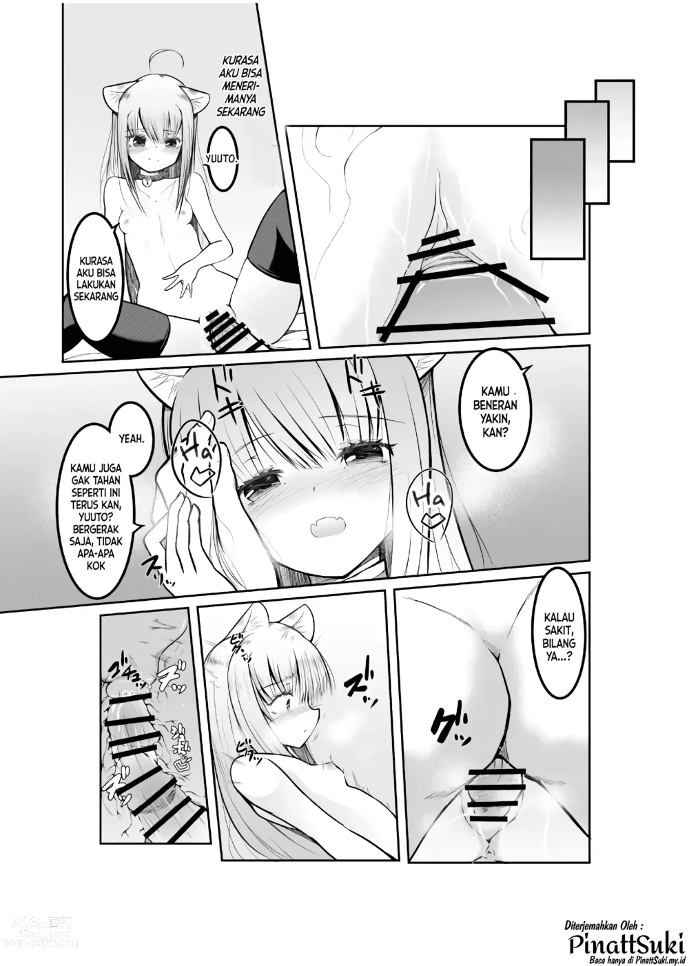 Page 22 of doujinshi Game no Sekai ni Teni Shita TS Wanko ga Issho ni Teni Shita Yuujin to Uyokyokusetsu o Hete Musubareru Hanashi