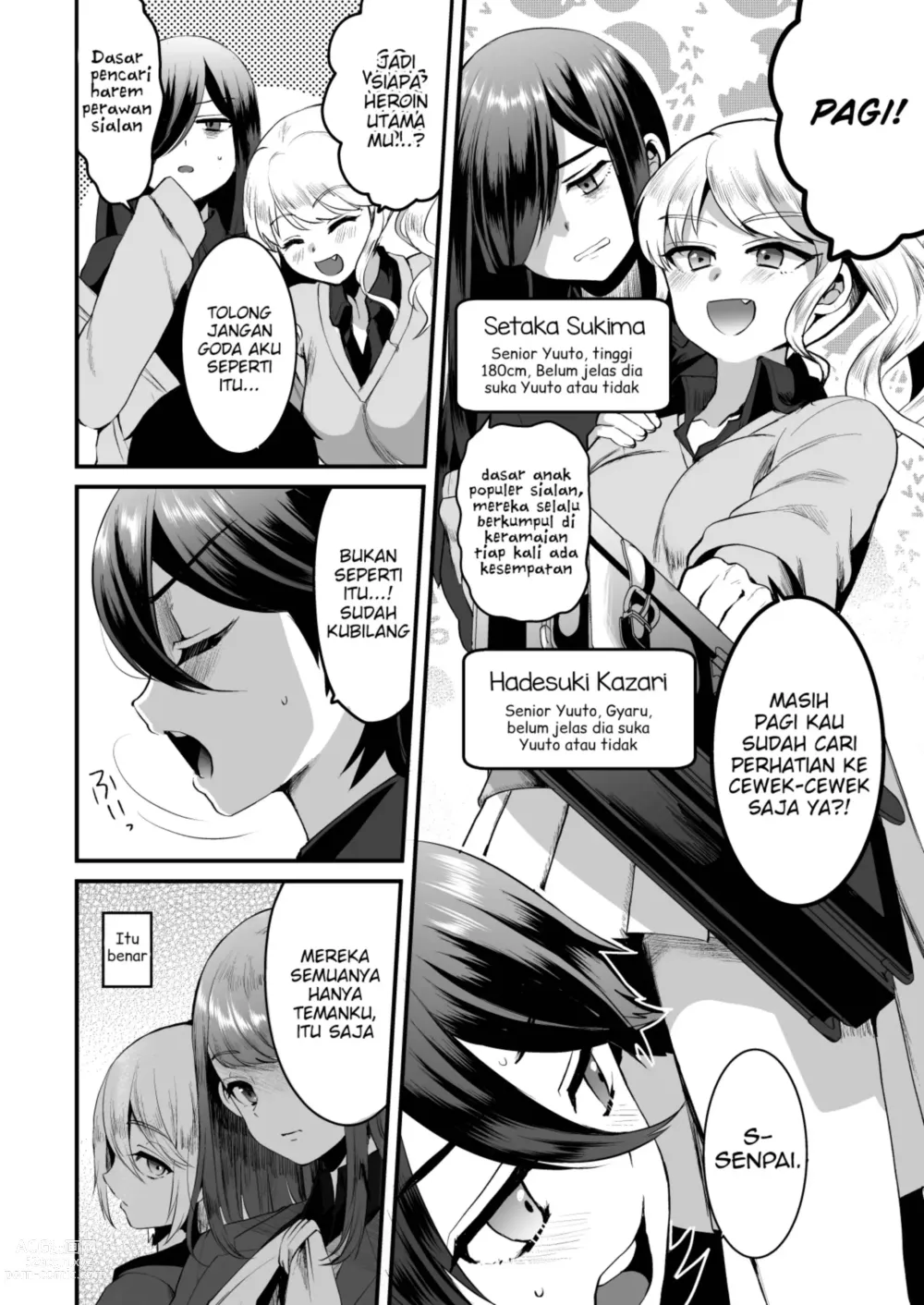Page 6 of doujinshi Heroine Race Nukegake Oji-san.