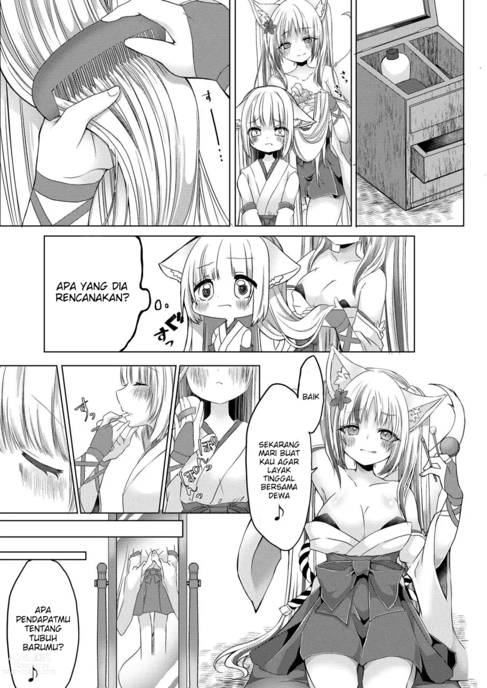 Page 11 of doujinshi Kitsunemusume Miko Ichiya Taiken Course?!