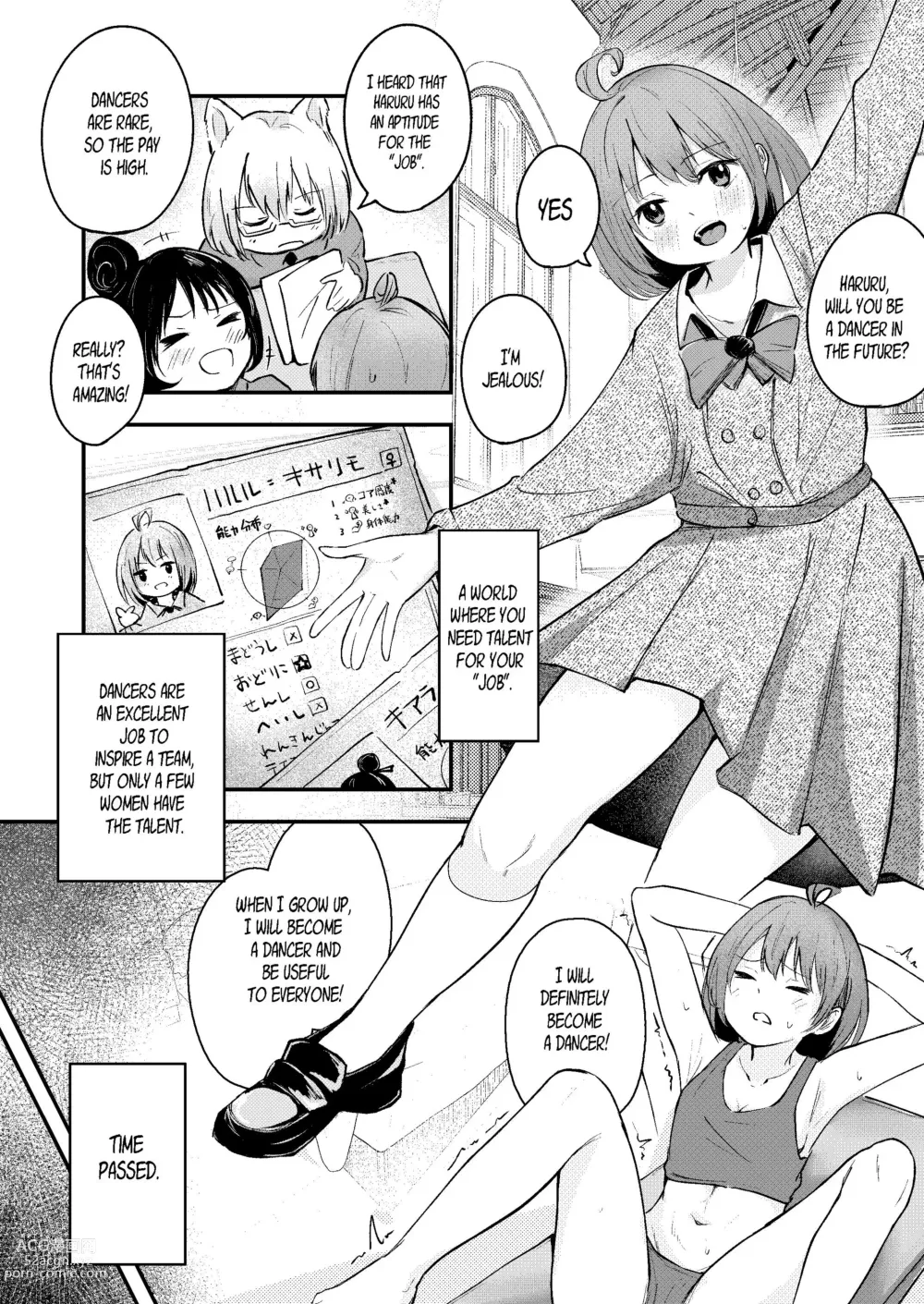 Page 8 of doujinshi Shikyuu no Kando o Kiotsukete