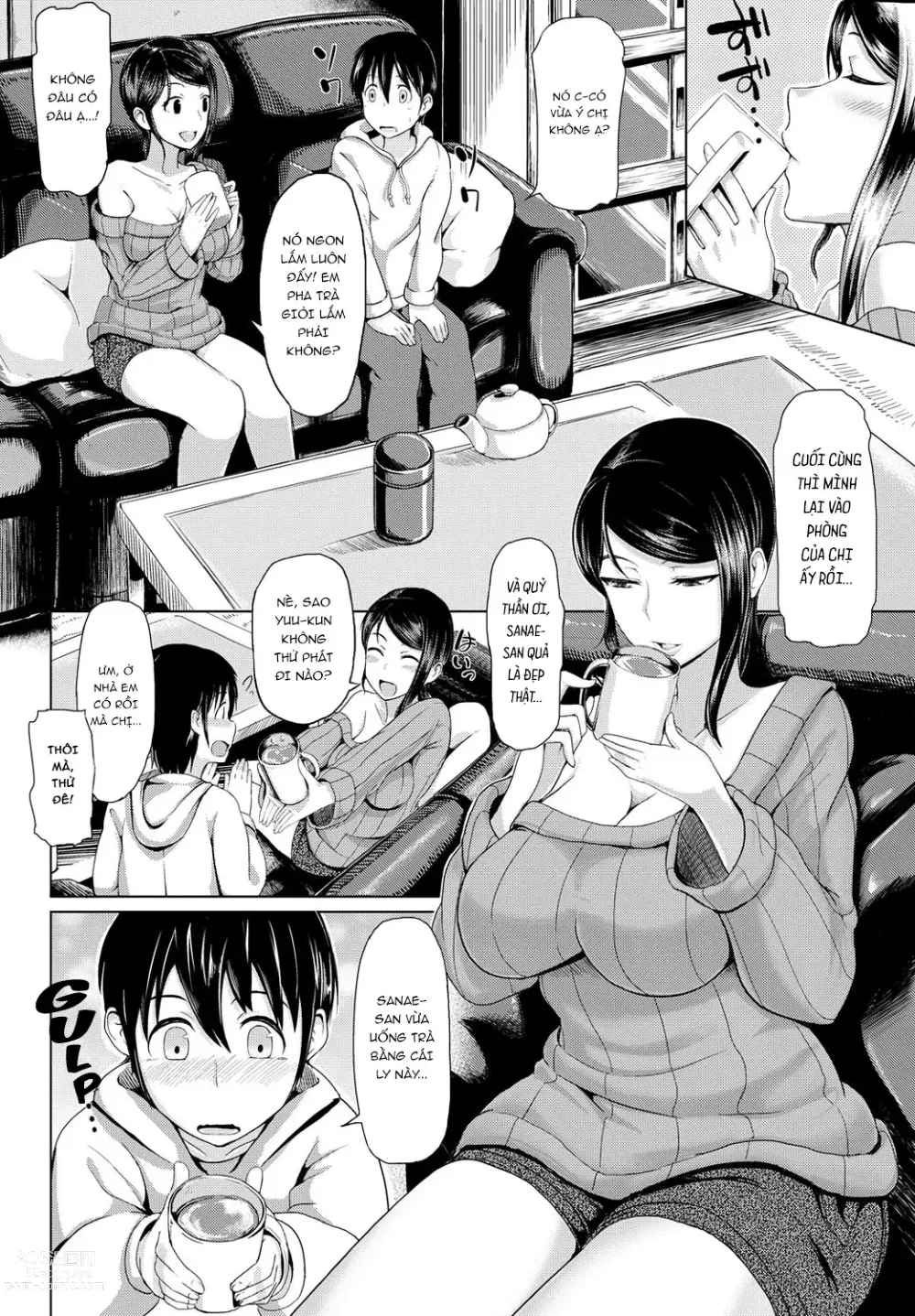 Page 8 of manga Người phụ nữ nhà bên