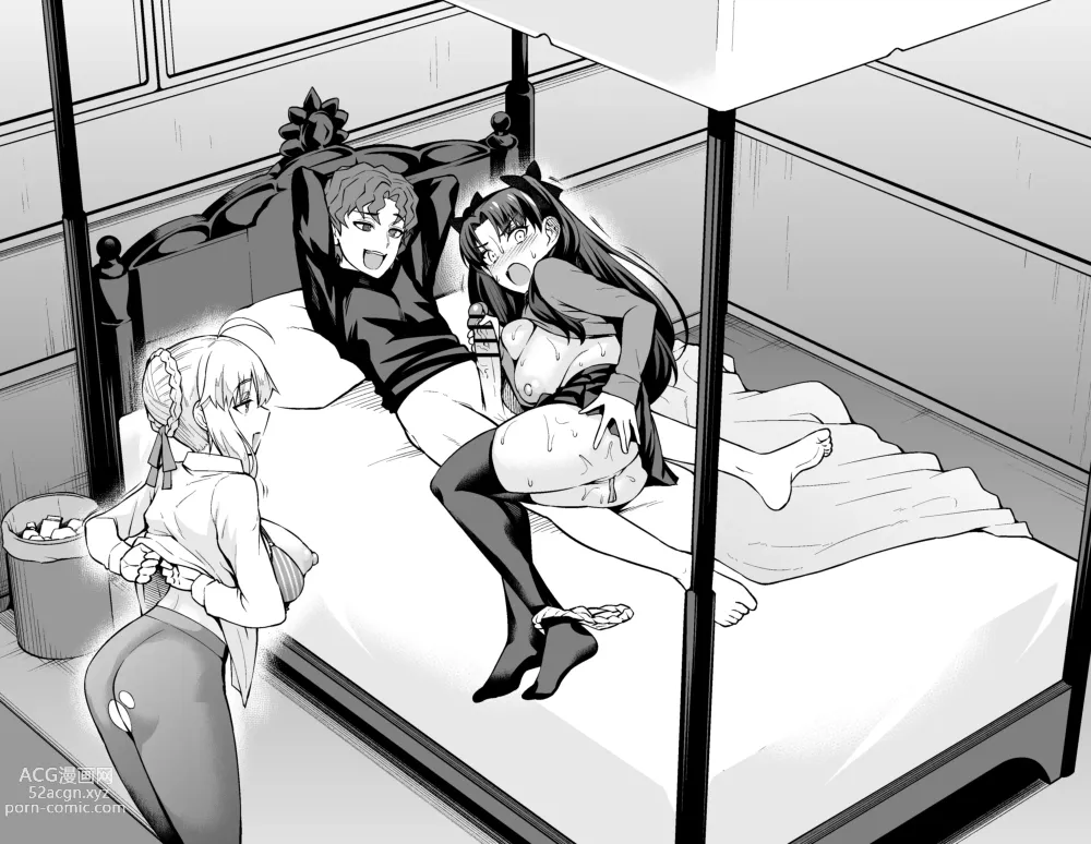Page 19 of doujinshi Saber & Rin, Shinji to Uwaki Sex Suru