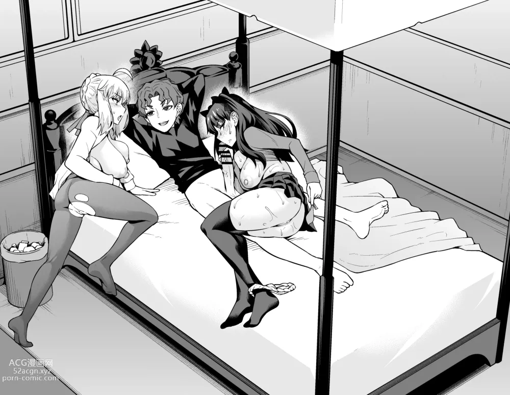 Page 20 of doujinshi Saber & Rin, Shinji to Uwaki Sex Suru