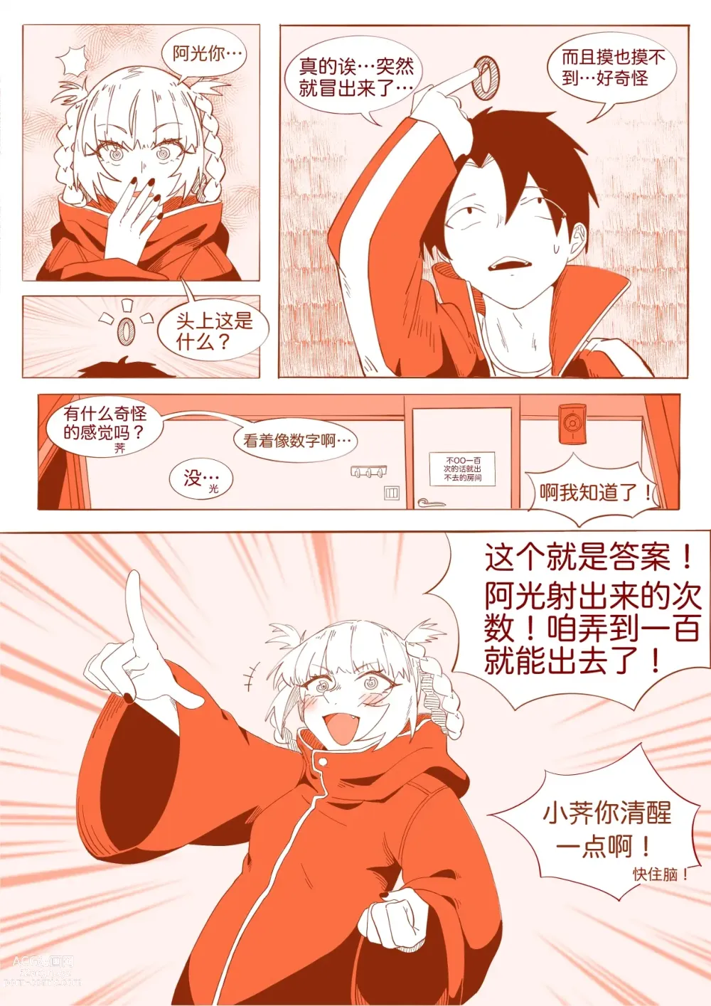 Page 4 of doujinshi 不oo一百次没法出去的房间