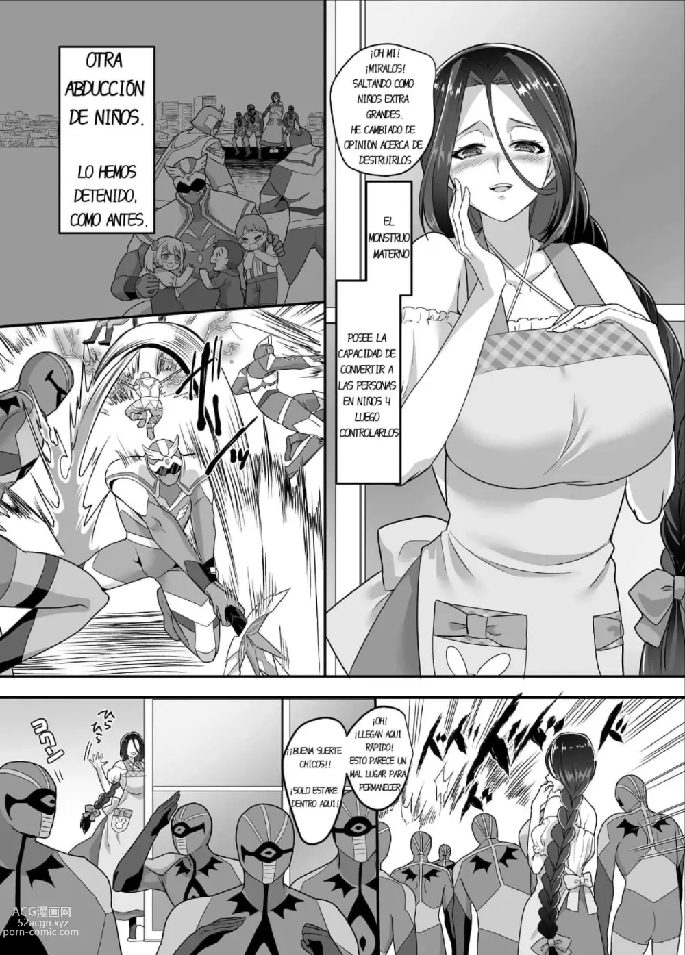Page 3 of doujinshi TS Omorashi Hero wa, Mama ni Katemesen!