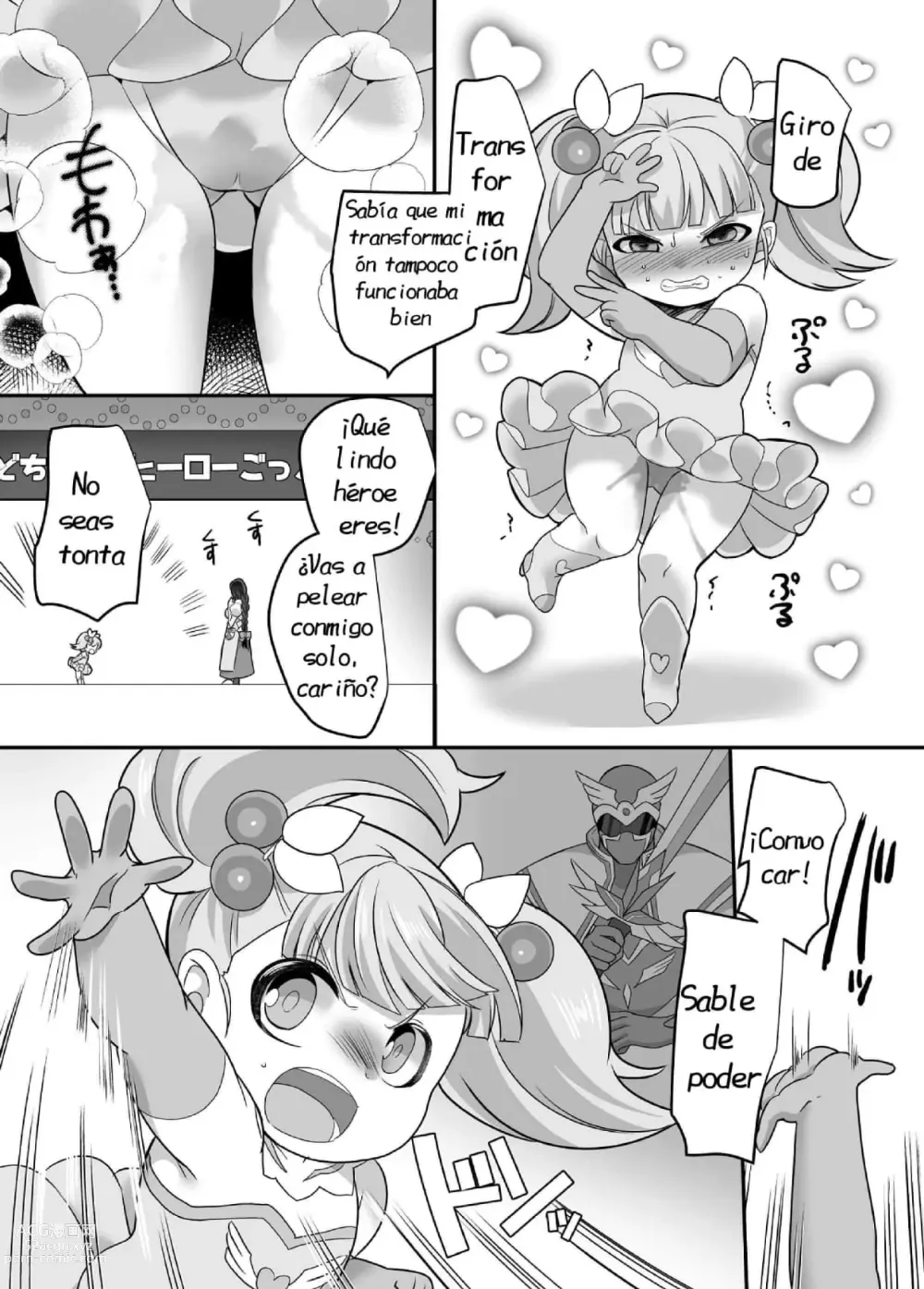 Page 25 of doujinshi TS Omorashi Hero wa, Mama ni Katemesen!