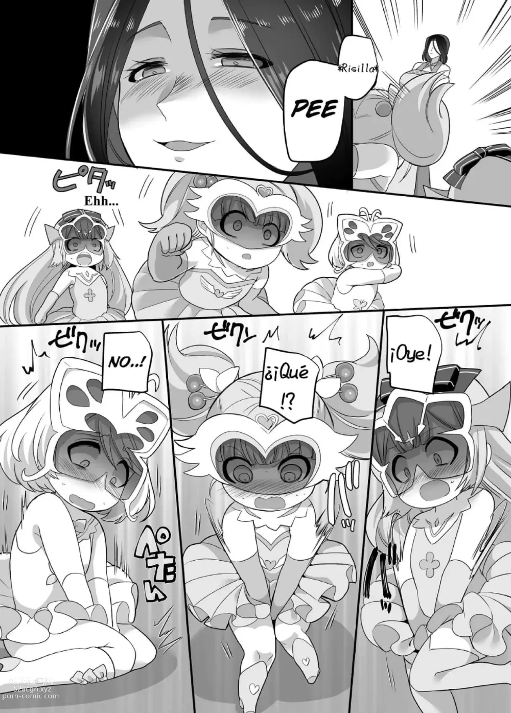 Page 9 of doujinshi TS Omorashi Hero wa, Mama ni Katemesen!