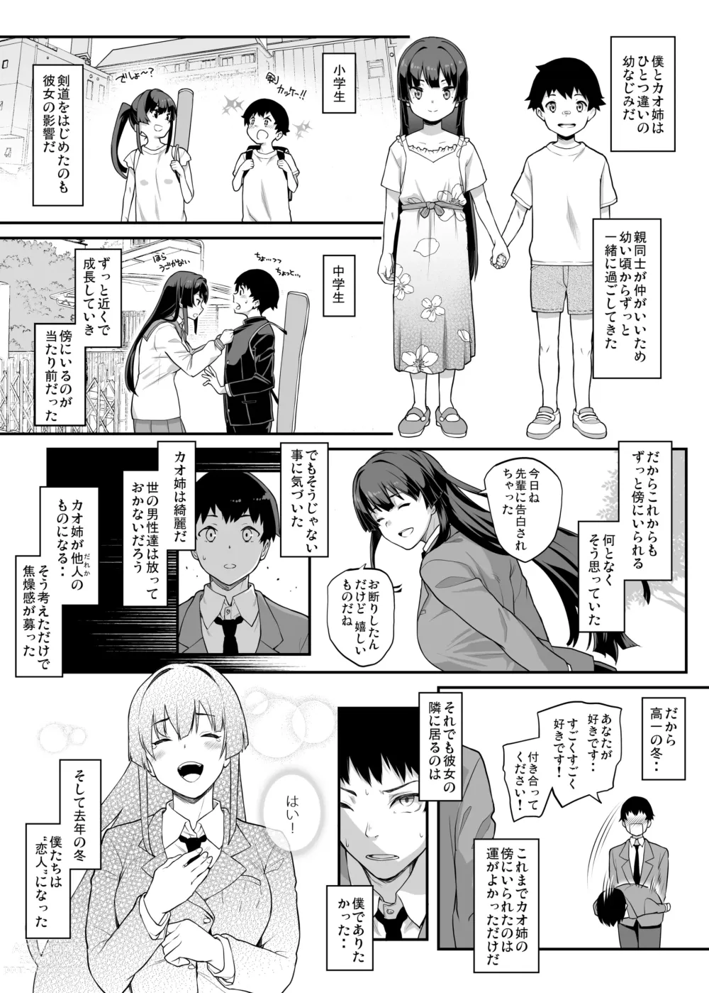 Page 6 of doujinshi Kendoubu Shushou de Osananajimi no Bijin de Tsuyoi Boku no Kanojo ga, Charao ni Assari Otosareru Wake ga Nai