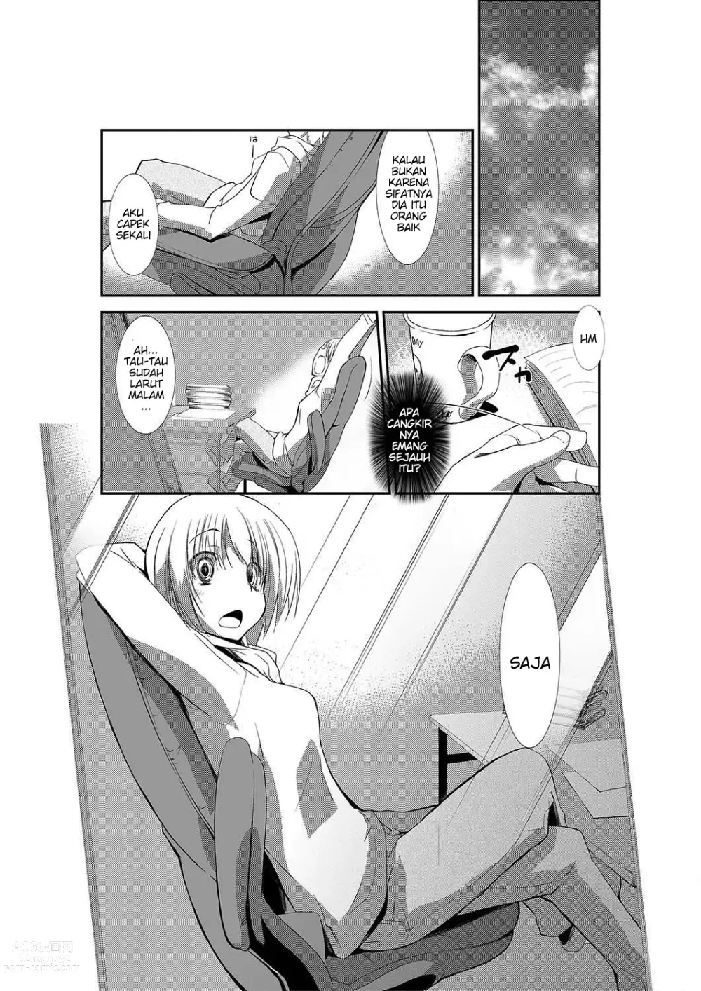 Page 3 of doujinshi Nyotaika Strike! ~ Wota Tomo no Bukkake Milk de Iku Kaikan ~