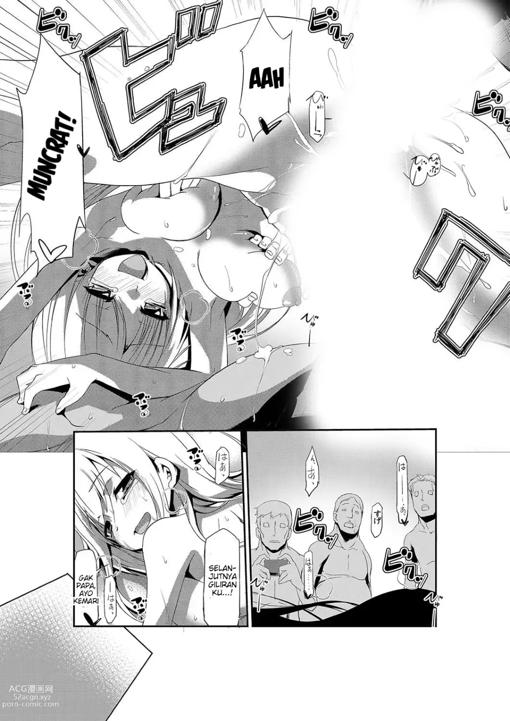 Page 29 of doujinshi Nyotaika Strike! ~ Wota Tomo no Bukkake Milk de Iku Kaikan ~