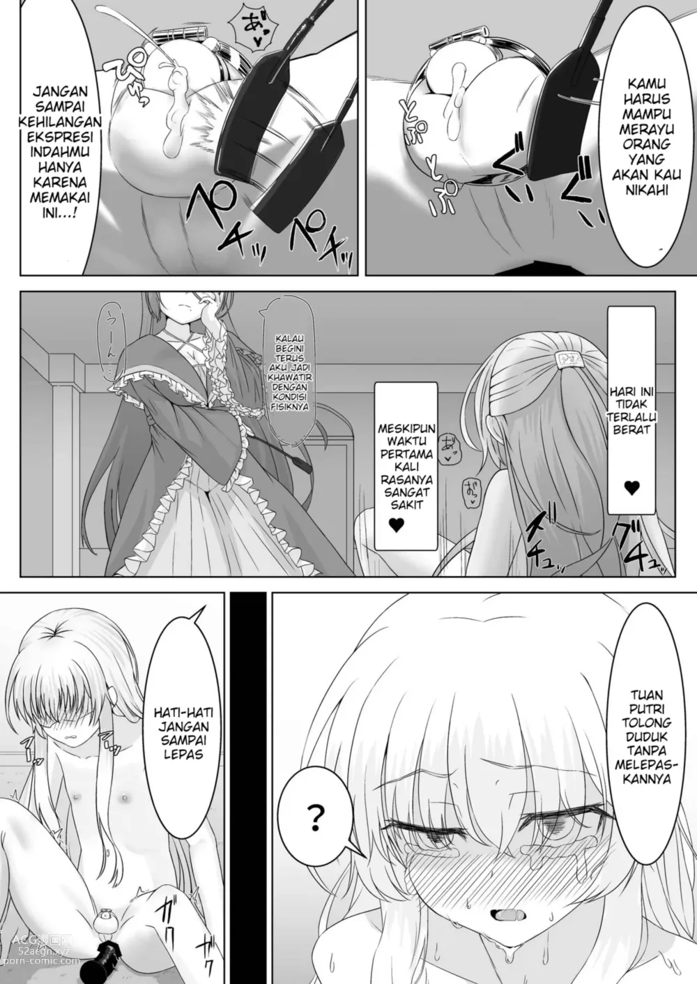 Page 8 of doujinshi Ohime-sama ♂ no Ouzoku Kyouiku