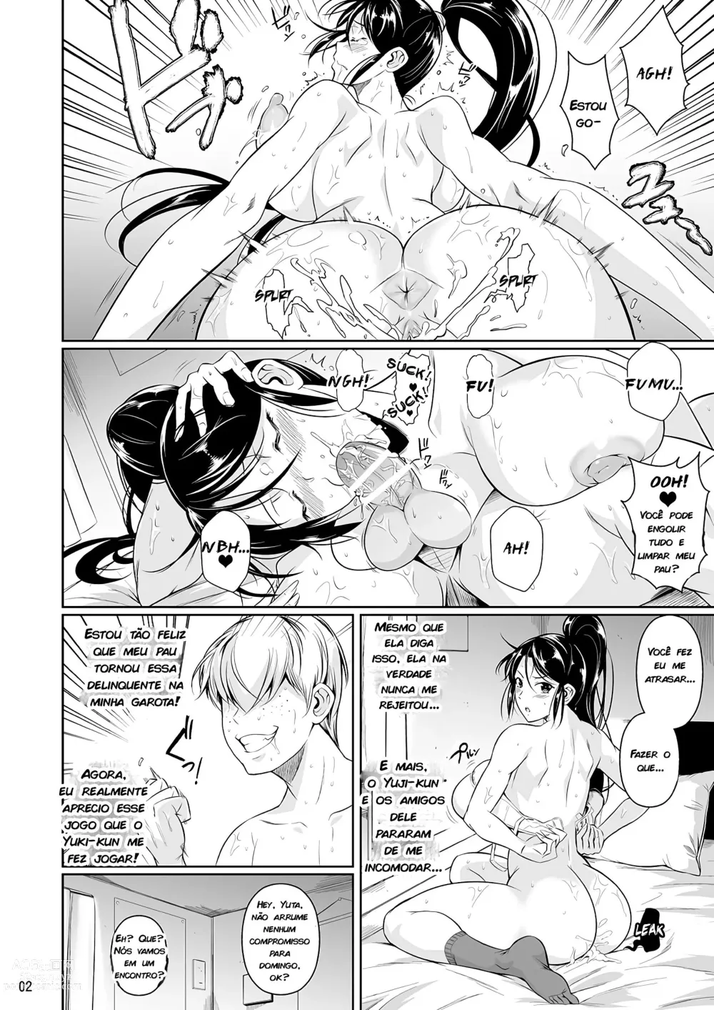 Page 3 of doujinshi Batsu Game de Yankee Onna ni Kokuttemita