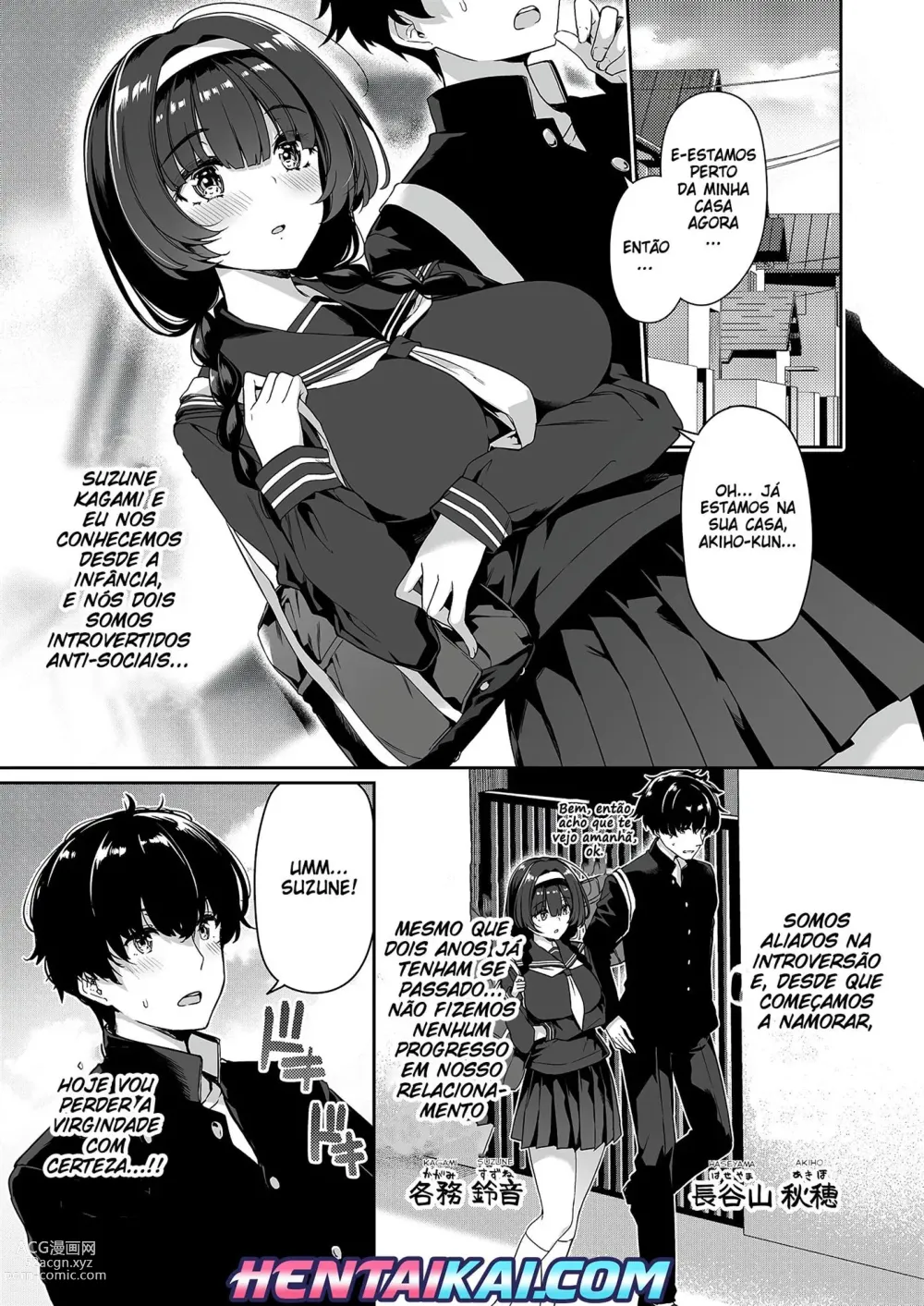 Page 2 of doujinshi InCha Couple ga You Gal-tachi to SEX Training Suru Hanashi