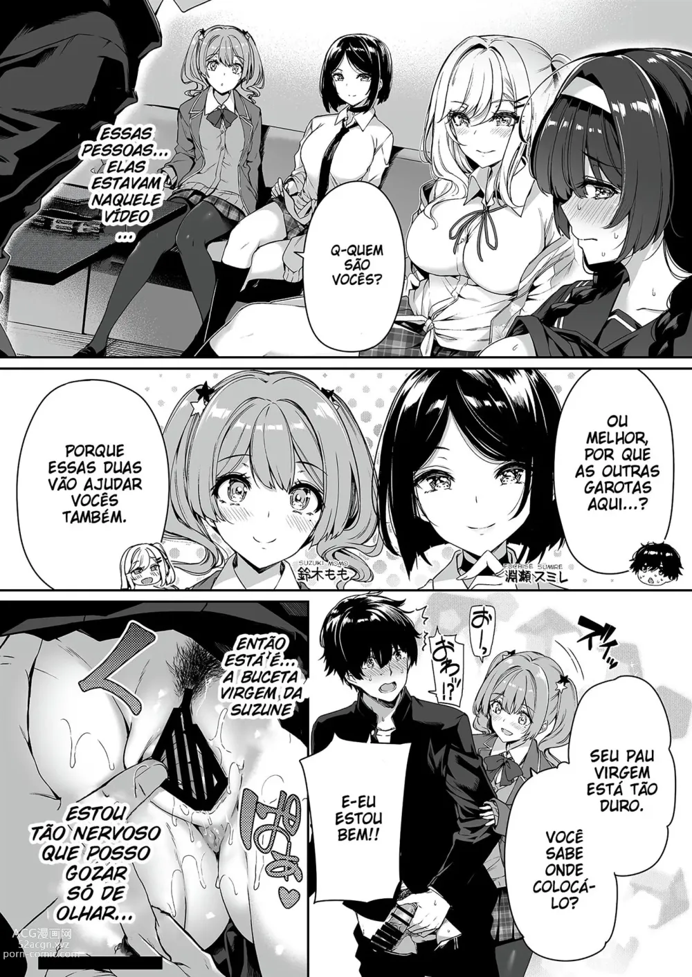 Page 13 of doujinshi InCha Couple ga You Gal-tachi to SEX Training Suru Hanashi