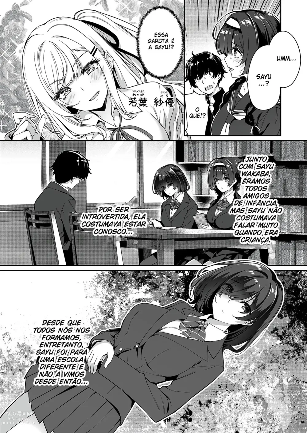 Page 4 of doujinshi InCha Couple ga You Gal-tachi to SEX Training Suru Hanashi
