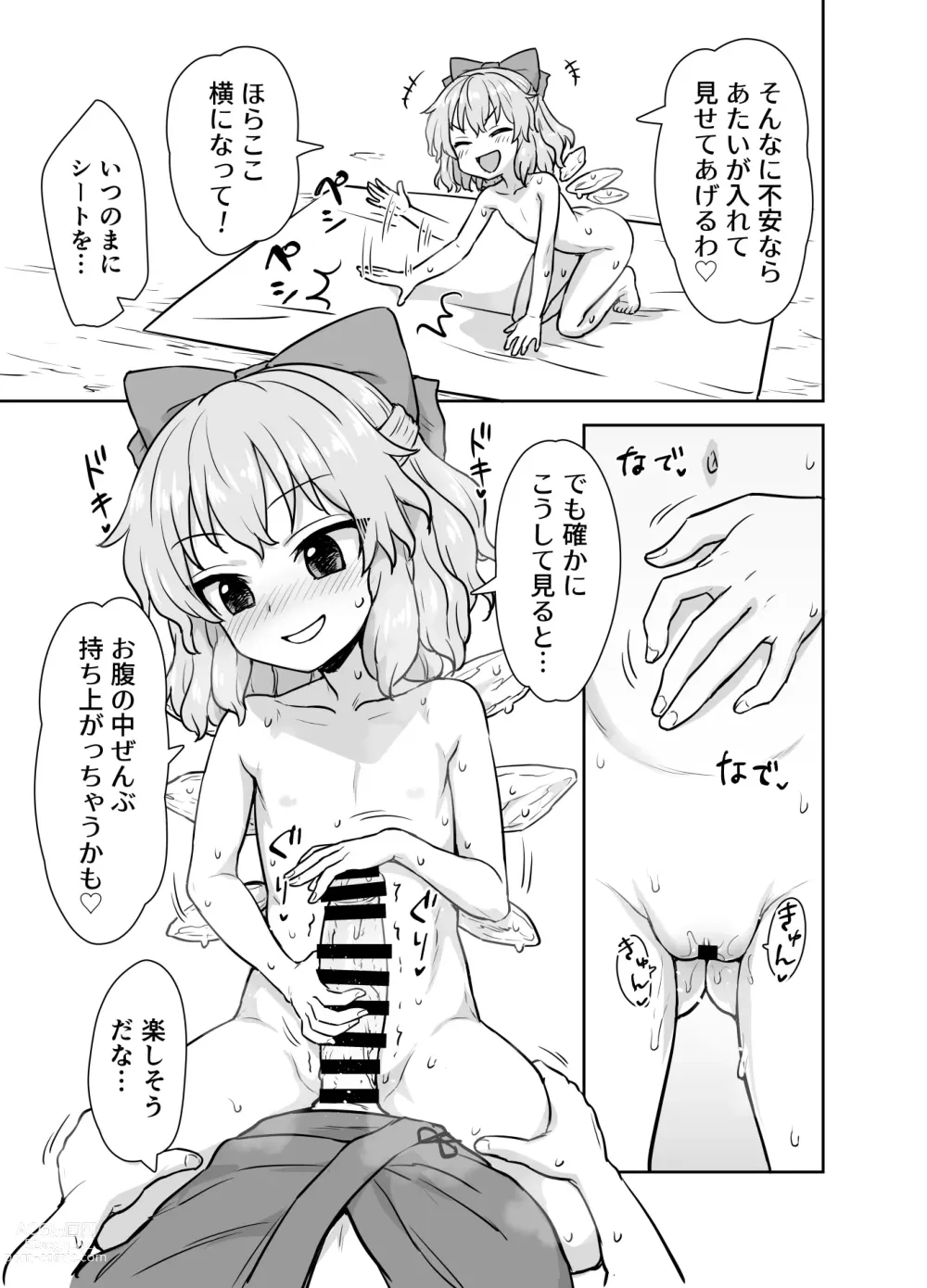 Page 10 of doujinshi Manatsu no cirno-chan