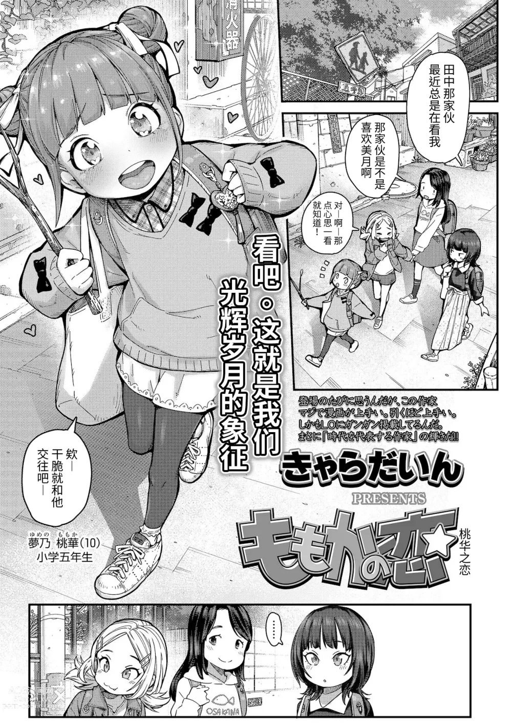 Page 1 of manga Momoka's Love (decensored)