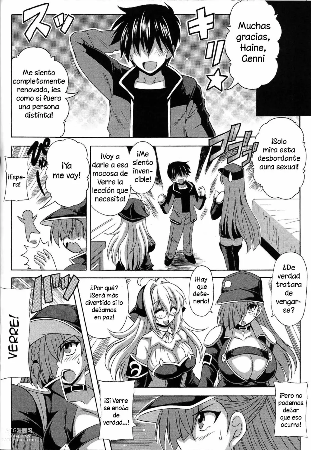 Page 19 of doujinshi Witchcrafter Paizuri Master
