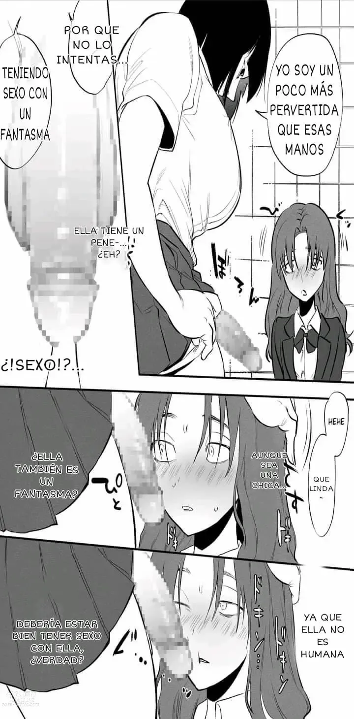 Page 10 of doujinshi Watashi to toire to futanari Hanako-san