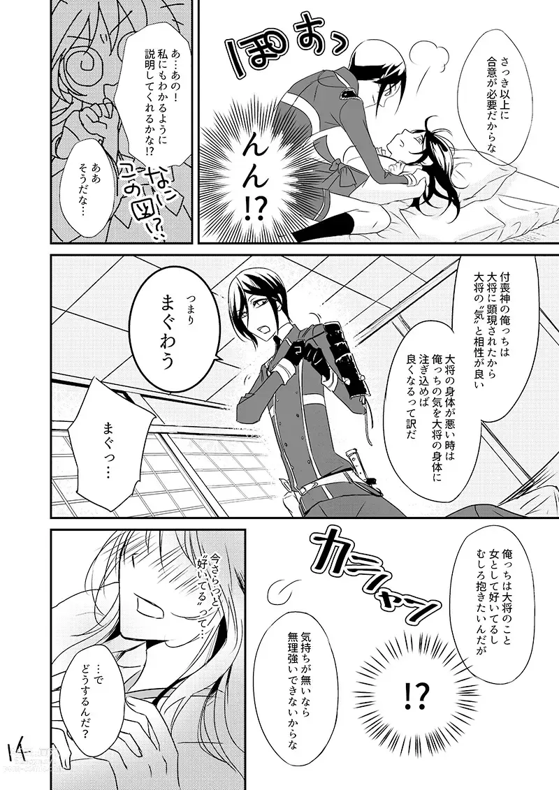 Page 13 of doujinshi Kinji de Shujii no Yagen Niki