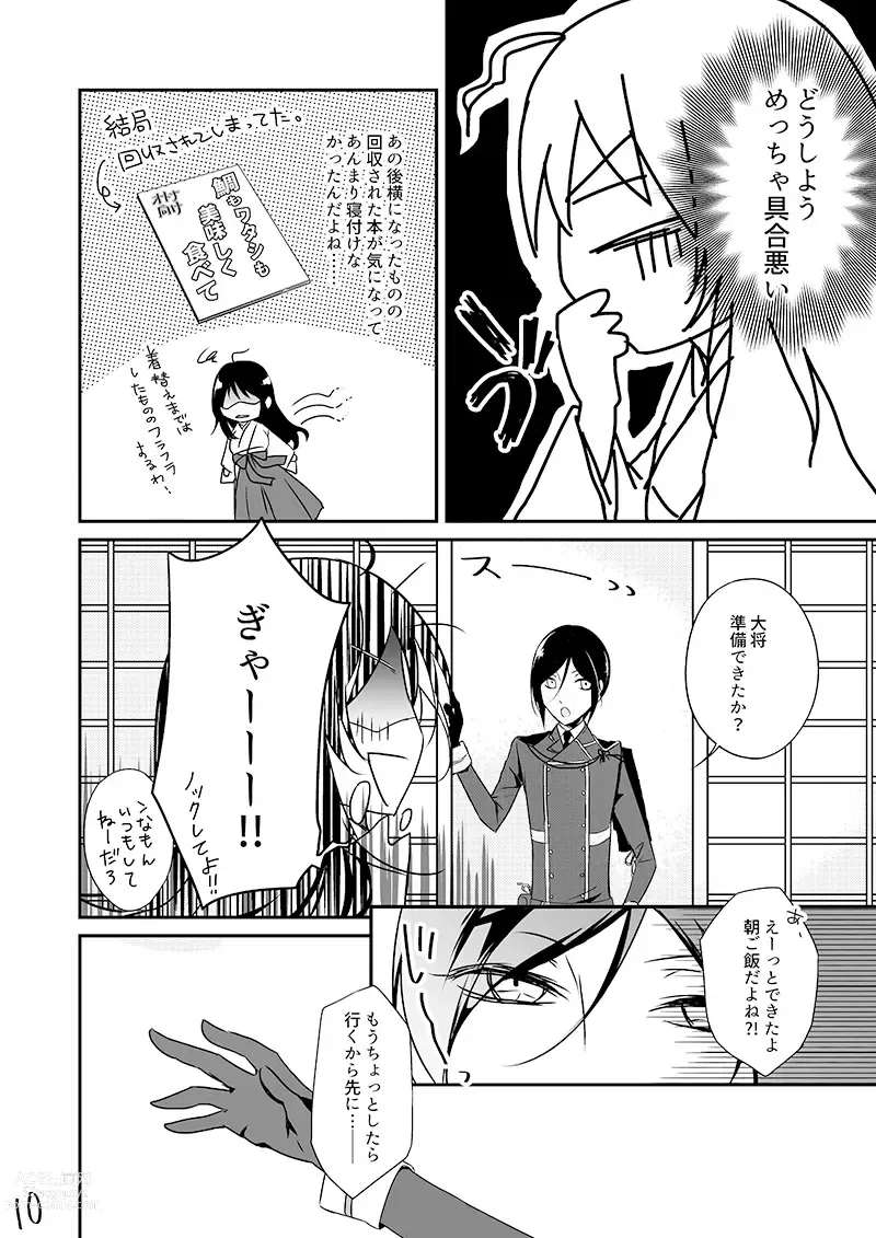 Page 9 of doujinshi Kinji de Shujii no Yagen Niki