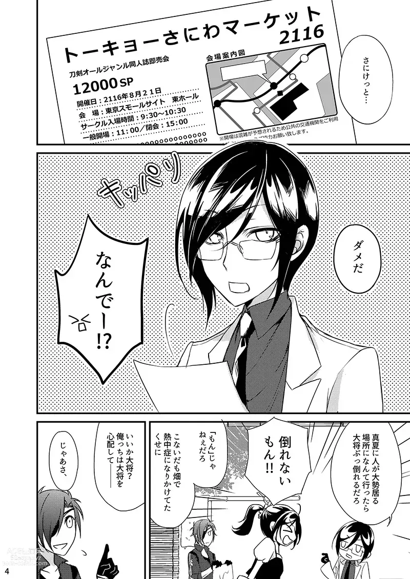 Page 3 of doujinshi Daishou ga Hoshigatteta R18 Hon o Orecchi ga Kaiko Suru!?