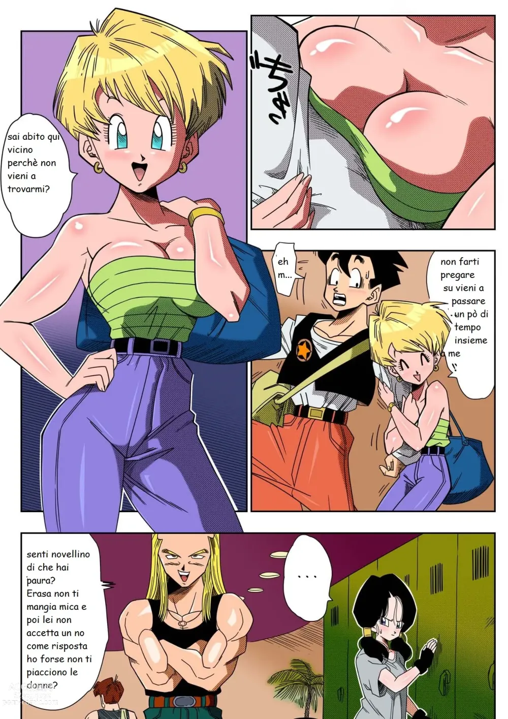 Page 3 of doujinshi LOVE TRIANGLE Z - Gohan, Erasa to Deau (decensored)