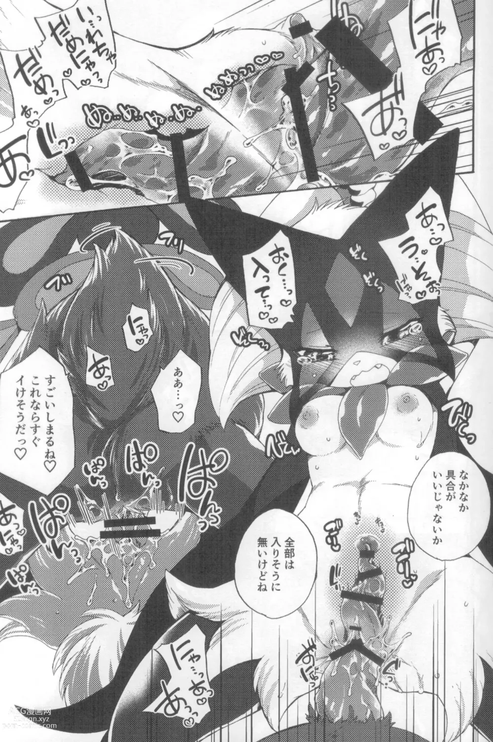 Page 12 of doujinshi Harama Sare Nyanko