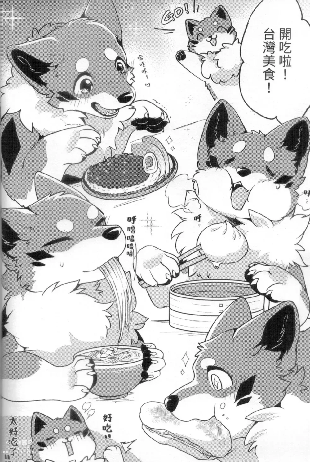 Page 3 of doujinshi 狐犬台灣美食旅