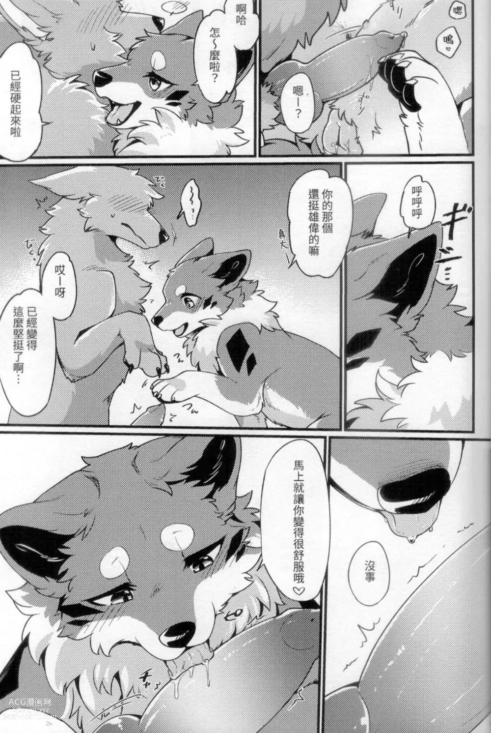Page 10 of doujinshi 狐犬台灣美食旅