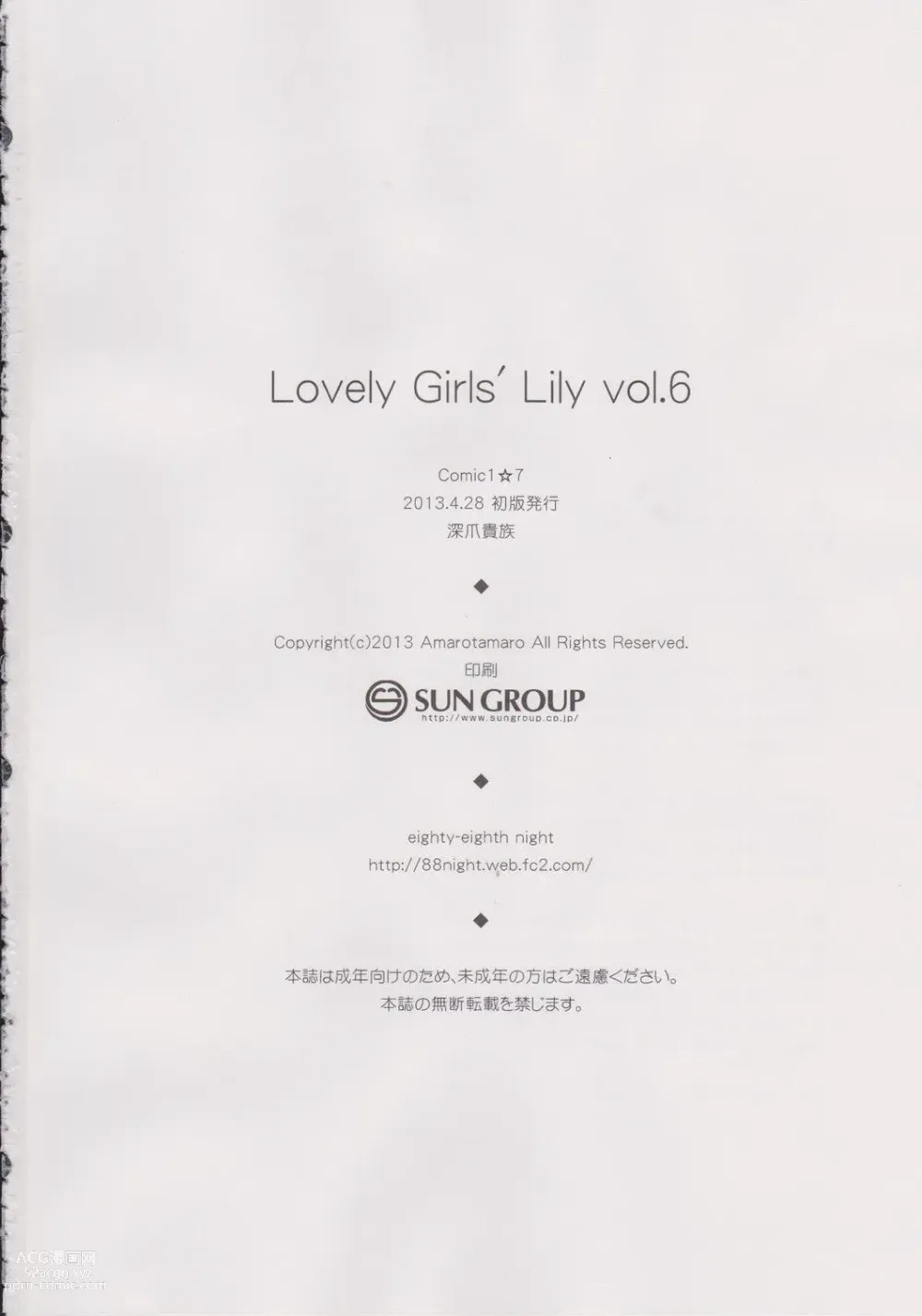 Page 21 of doujinshi Lovely Girls Lily vol. 6