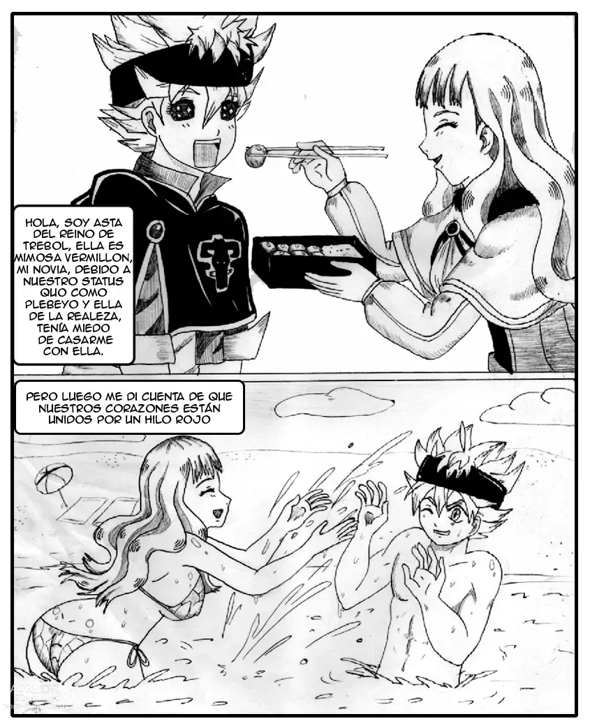 Page 2 of doujinshi Asta x Mimosa