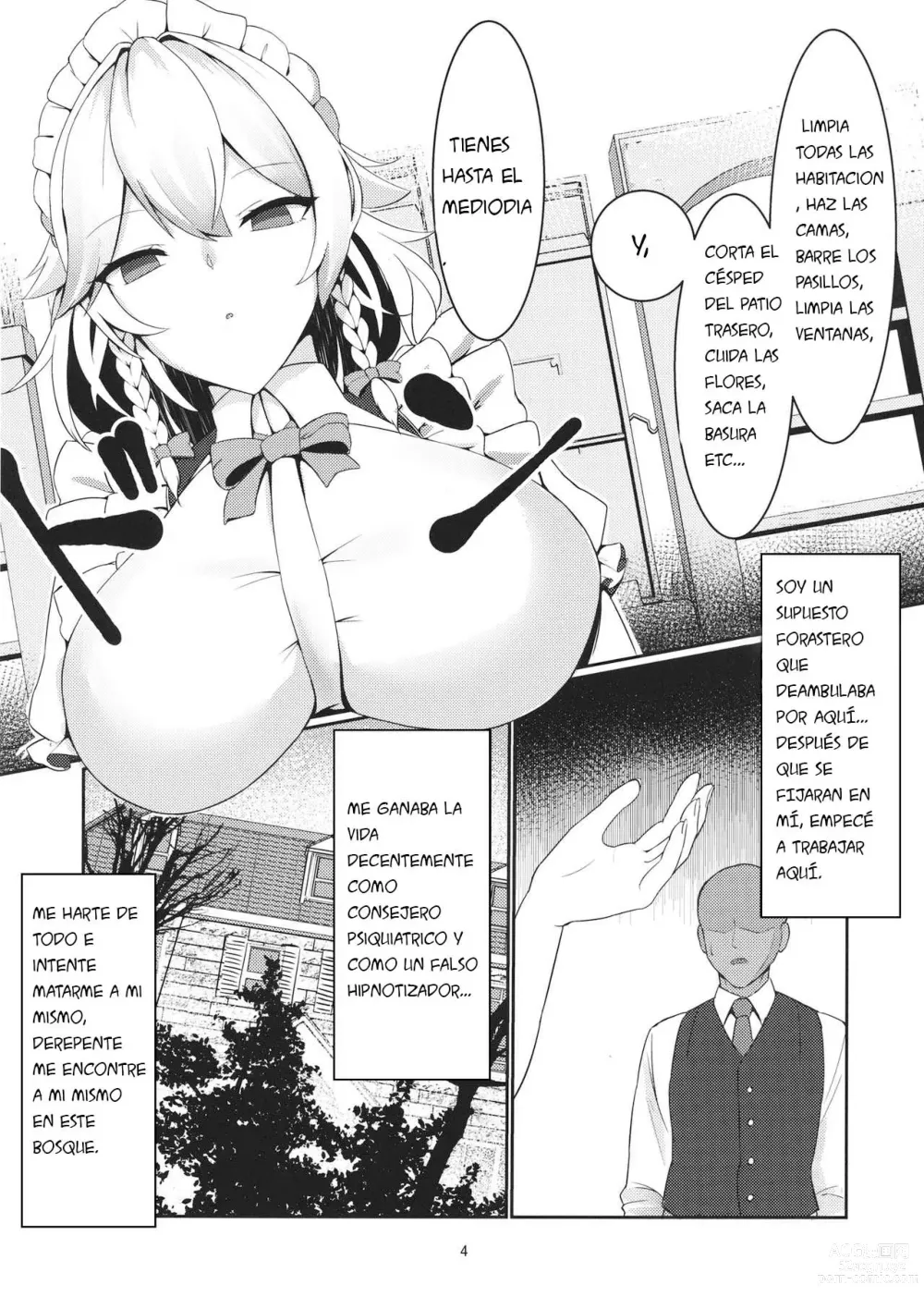 Page 18 of doujinshi Izayoi Sakuya Kaihou Saimin