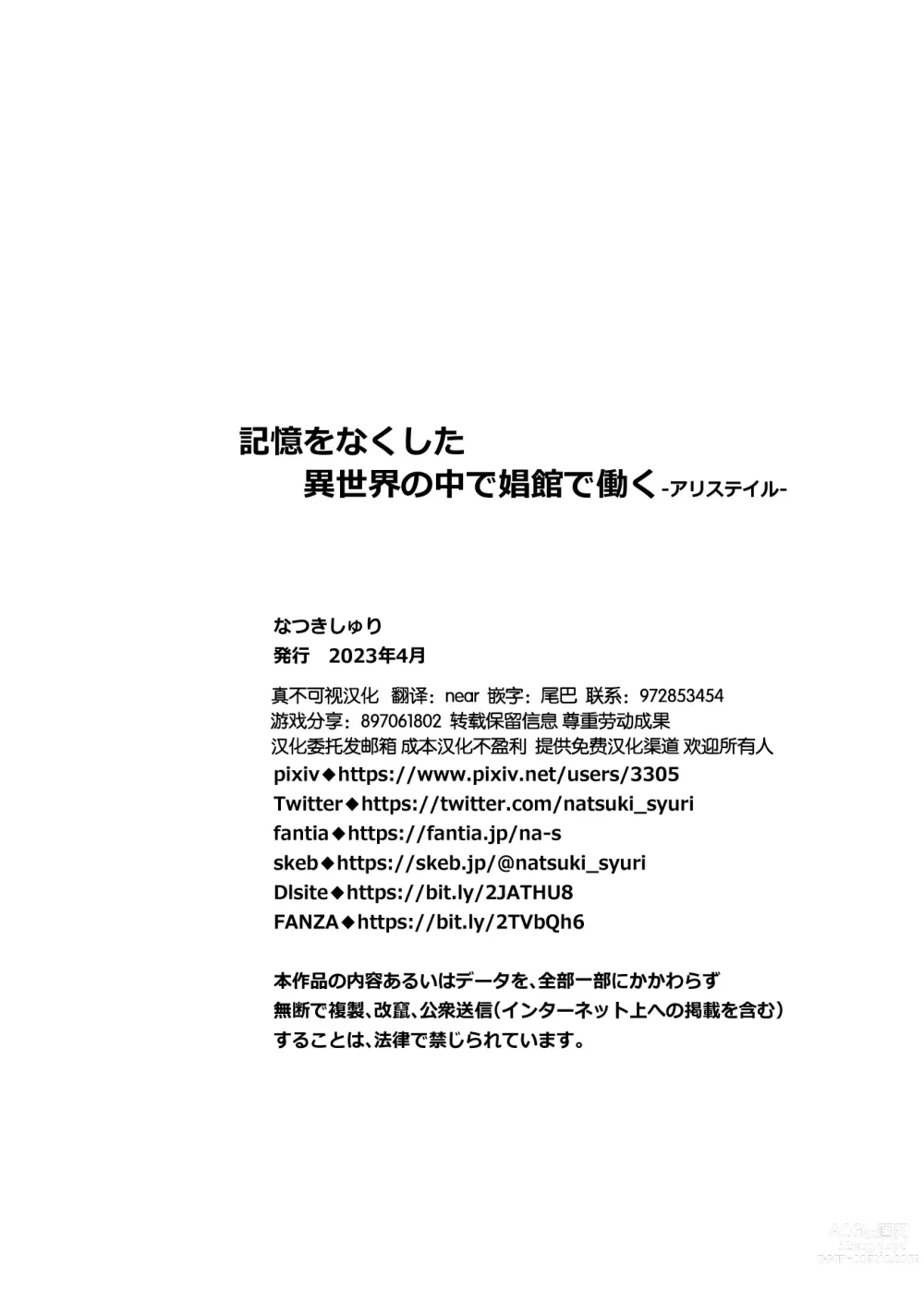 Page 52 of doujinshi Kioku o Shitsukushita Isekai no Naka de Shoukan de Hataraku -Alice Tail-