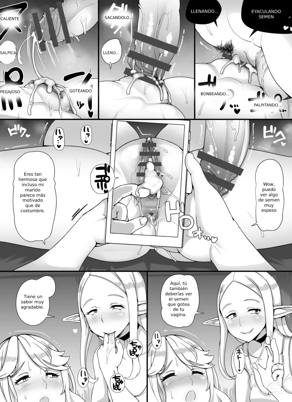 Page 20 of doujinshi Ningen Danna Mochi Hitozuma Elf Muke Ninkatsu Salon e Youkoso