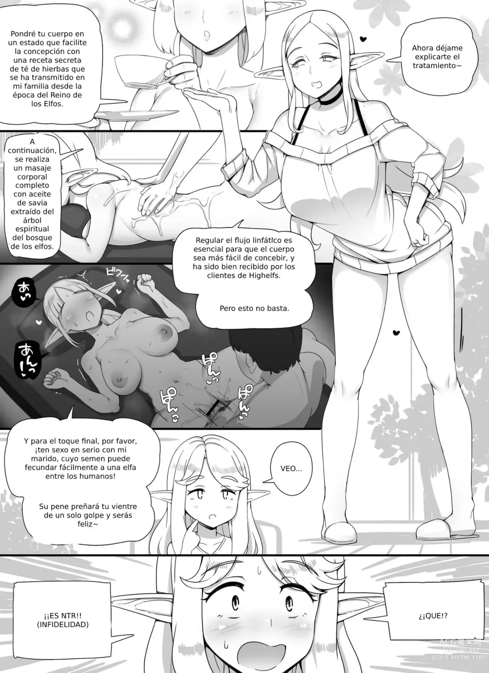 Page 6 of doujinshi Ningen Danna Mochi Hitozuma Elf Muke Ninkatsu Salon e Youkoso