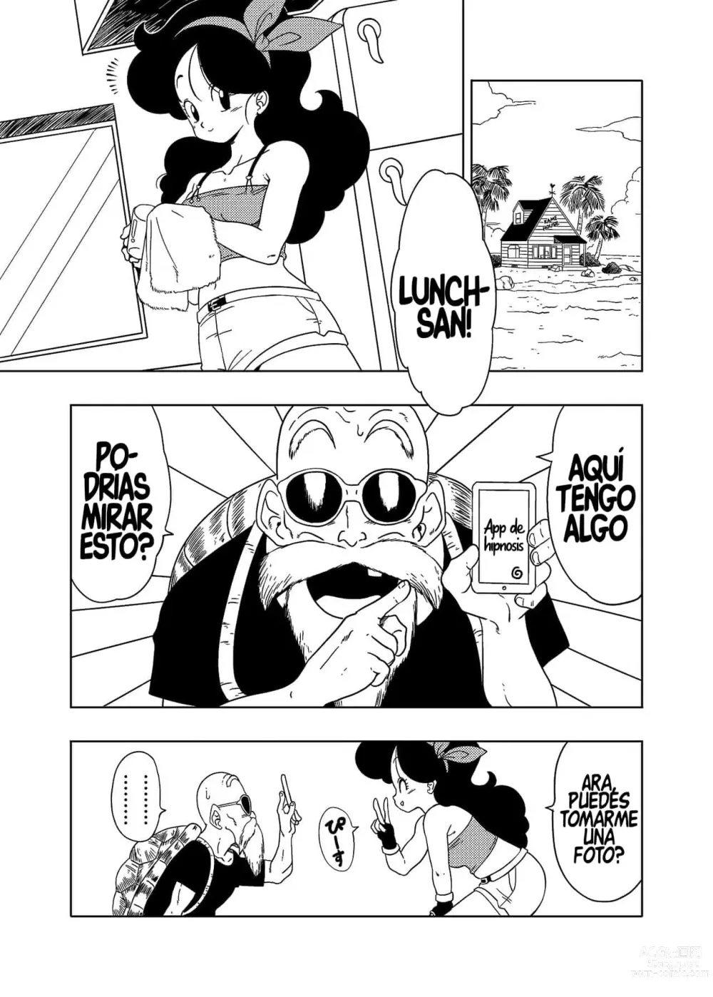 Page 2 of doujinshi DB-X Kame Sennin x Lunch Hen