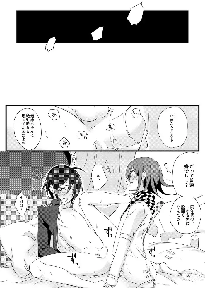 Page 15 of doujinshi Saihara-kun ga Mina-san no xxx ni Erabaremashita