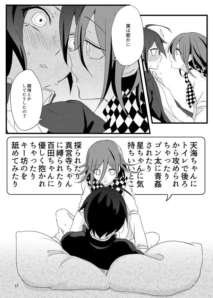 Page 16 of doujinshi Saihara-kun ga Mina-san no xxx ni Erabaremashita