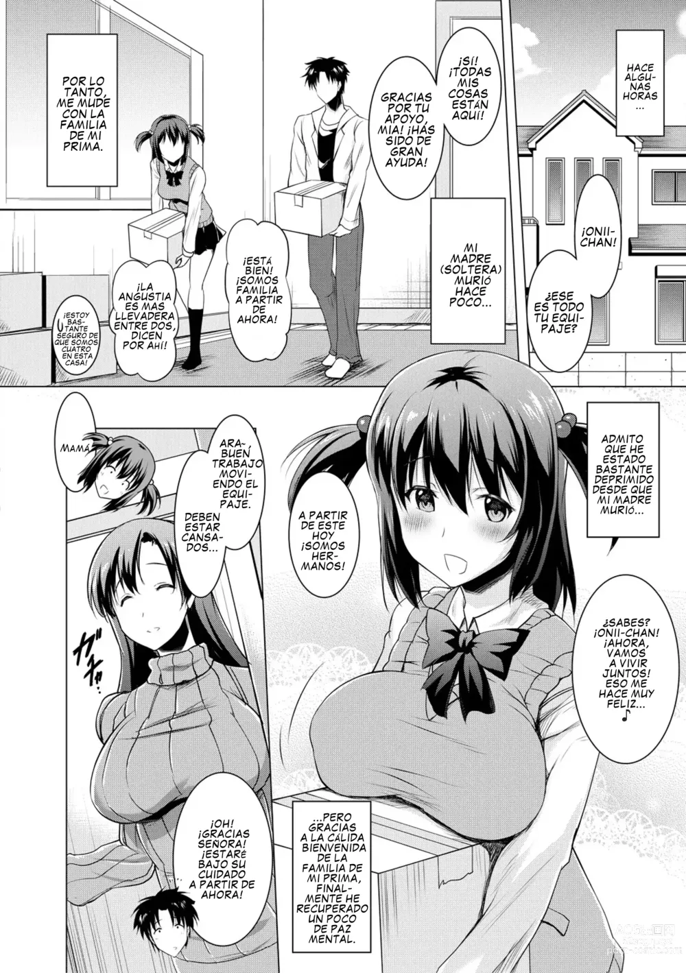 Page 4 of manga Kyonyuu Oyako no Shita to Shikyuu ni Renzoku Shasei Ch. 1-3