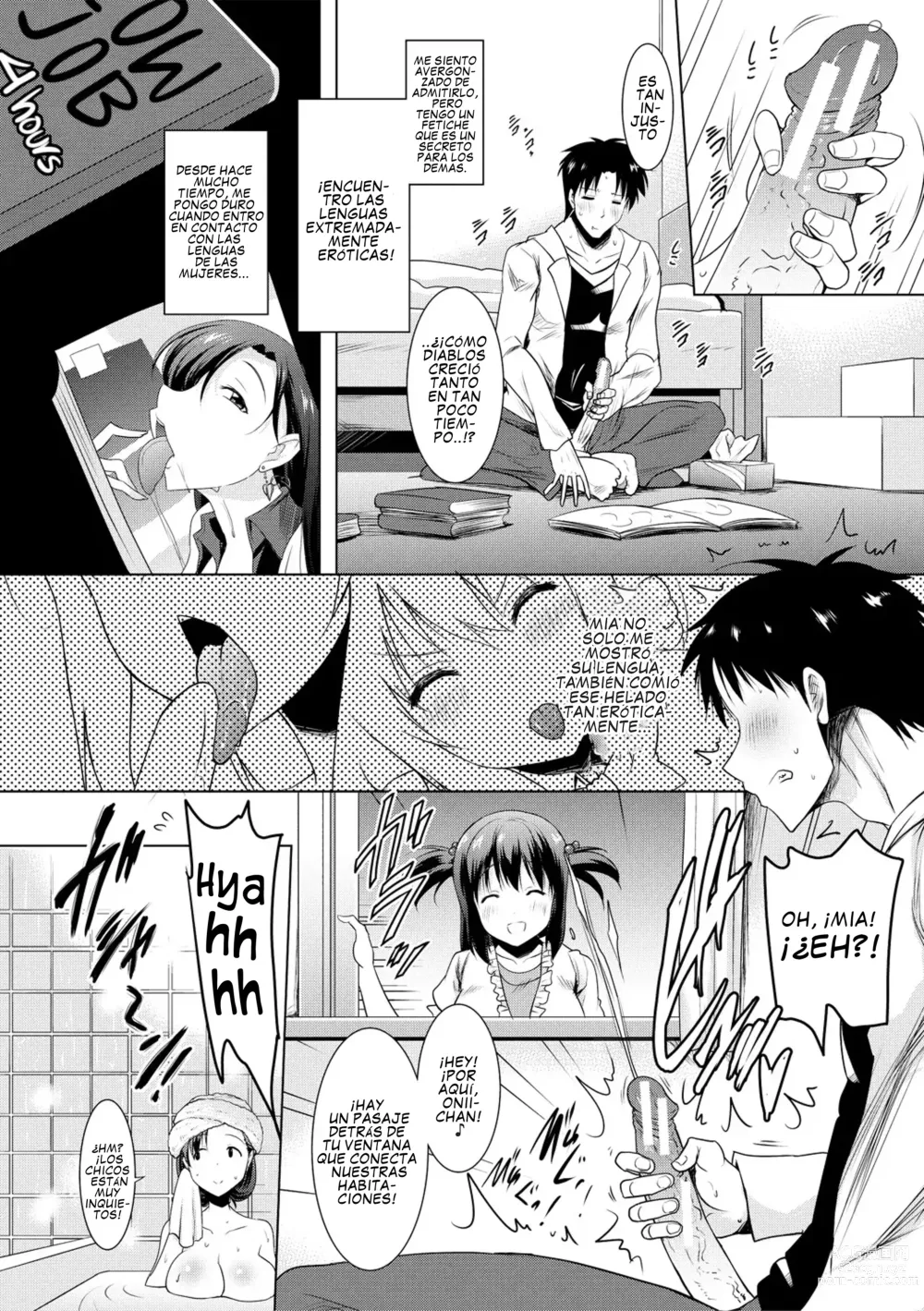 Page 8 of manga Kyonyuu Oyako no Shita to Shikyuu ni Renzoku Shasei Ch. 1-3