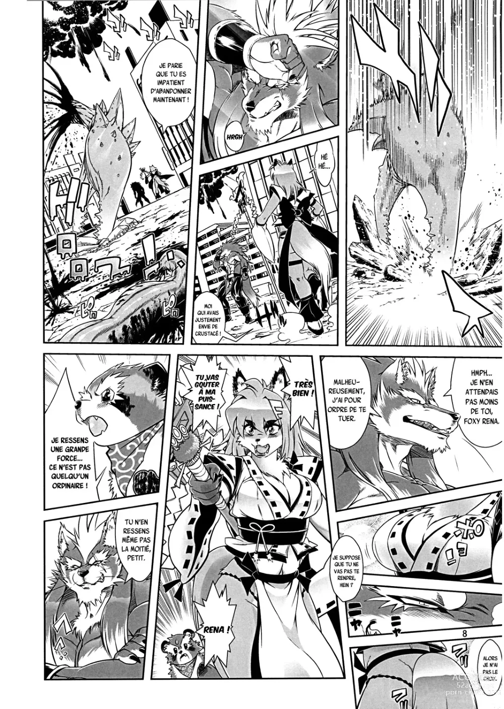 Page 8 of doujinshi Mahou no Juujin Foxy Rena 1