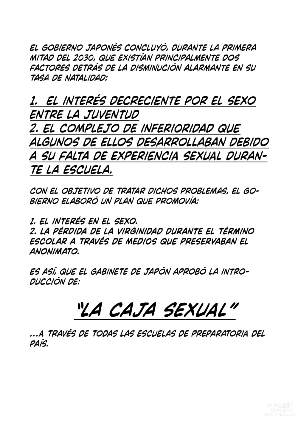 Page 7 of doujinshi La anónima caja sexual 01 La presi del comité disciplinario